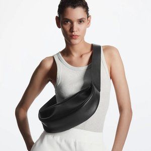 COS crossbody bag black leather - price is firm